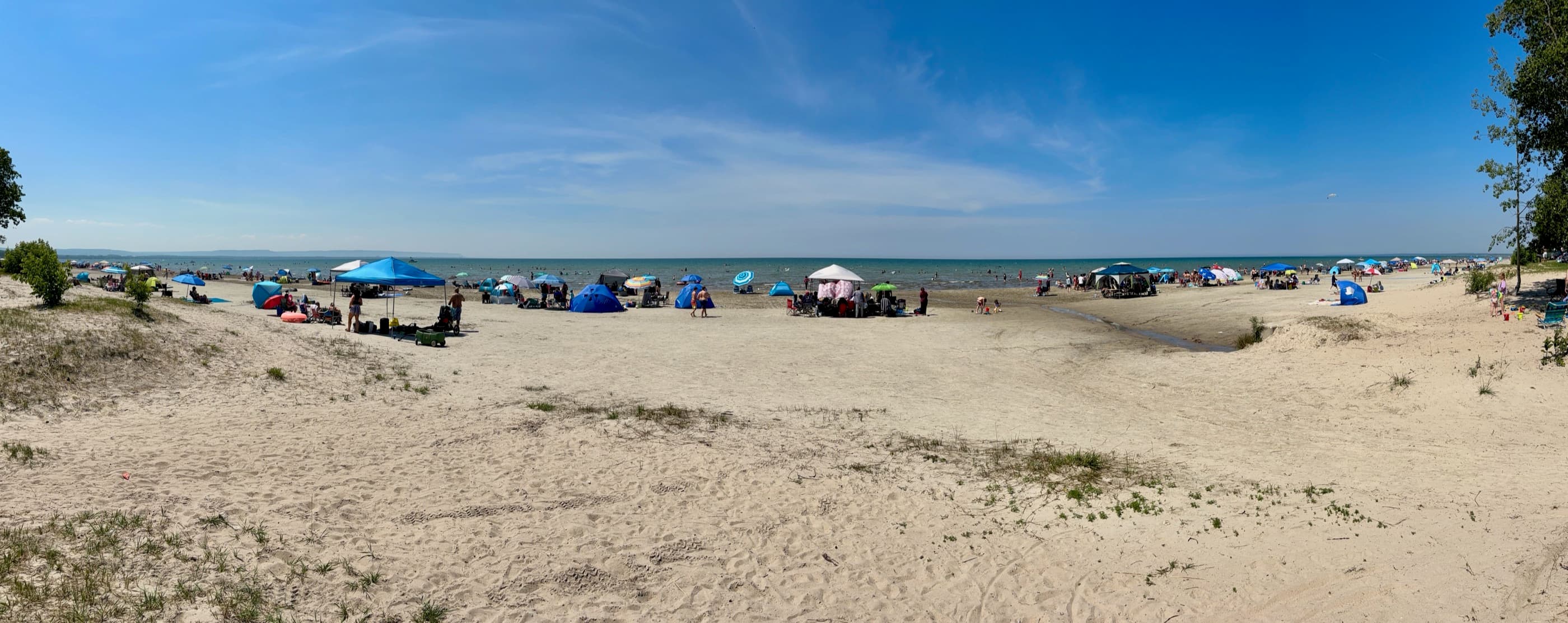 Wasaga Beach at the height of summer